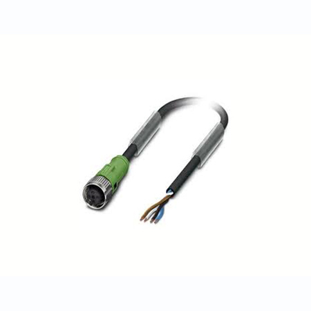 MOXA Phoenix Contact 4-Pin Female A-Coded M12-Open Power Cable, 3 Meter CBL-M12FF4POPEN-300 IP67